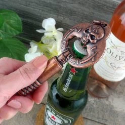 Deals ???? BarMan BarConic® Bottle Opener / Wine Opener - Skull - Antique Copper ⌛ -BarMan - shop skull bottle opener wine stopper bpc 6 700x700