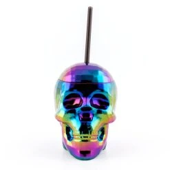 Cheapest ???? BarMan Skull Cup W/lid & Straw - 22 Ounce (Color Options) ???? -BarMan - shop skull cup multi clean 700x700