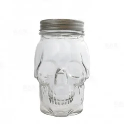 Cheap ✨ BarMan BarConic® Skull Mason Jar With Lid - 16 Ounce ✔️