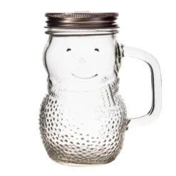 Best Pirce ???? BarMan BarConic® Snowman Mason Jar W/handle - 16 Ounce ⌛