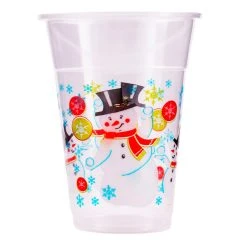 Hot Sale ⌛ BarMan Snowman Plastic Cups -16 Oz. - 20 Count ????