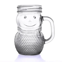 Outlet ???? BarMan BarConic® Snowman Mason Jar - 4 Ounce ⌛