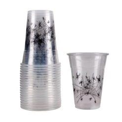 Discount ⌛ BarMan Soft Plastic Cups - Spiders 20 Ct. - 16 Ounce ???? -BarMan - shop soft cup spider clean2 700x700