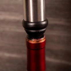 Deals ✔️ BarMan Handled Wine Pump W/ Stoppers (Color Options) ✔️ -BarMan - shop stainless steel wine pump scene3 700x700