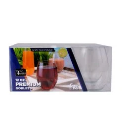 Deals ???? BarMan Stemless Clear Wine Goblet - 12 Ounce - 6 Count ✨ -BarMan - shop stemless wine goblet 6pk clean1 700x700