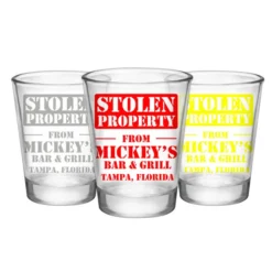 Budget ✨ BarMan CUSTOMIZABLE - 1.75oz Clear Shot Glass - Stolen Property ✨ -BarMan - shop stolen property bar web 5 700x700