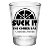 Flash Sale ???? BarMan CUSTOMIZABLE - 1.75oz Clear Shot Glass - Suck It ⌛