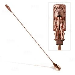 Cheap ✔️ BarMan Olea™ Tiki Butt Ku Copper Plated Bar Spoon - 40cm ????