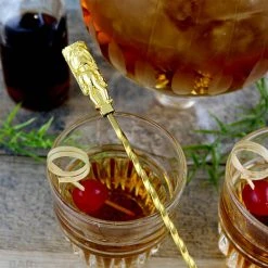 Cheapest ???? BarMan Olea™ Tiki Butt Ku Gold Plated Bar Spoon - 40cm ???? -BarMan - shop tiki bar spoon gold bpc 5 700x700