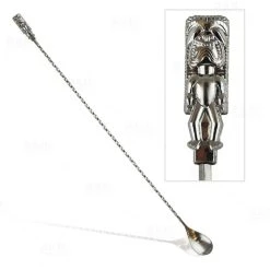 Best Pirce ???? BarMan Olea™ Tiki Butt Ku Stainless Steel Bar Spoon - 40cm ????