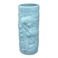 Best Pirce ???? BarMan BarConic® Tiki Drinkware - Ceramic Blue Mermaid Mug - 14 Ounce ✨