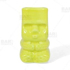 Discount ???? BarMan BarConic® Tiki Drinkware - Shots ✔️ -BarMan - shop tiki man shot glass yellow front bpc 700x700