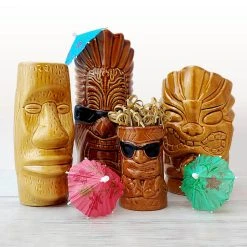 Cheap ❤️ BarMan Tiki Mugs Drinkware Package 1 - Set Of 4 ????