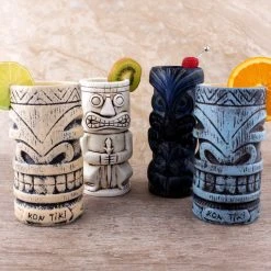 Brand new ???? BarMan Tiki Mugs Drinkware Package 6 - Set Of 4 ???? -BarMan - shop tiki mug pack 6a 700x700