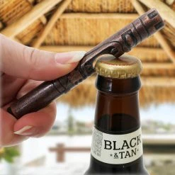 Hot Sale ???? BarMan Tiki Totem Pole Bottle Opener W/ Ball Chain - Antique Finish ???? -BarMan - shop tiki totem bottle opener bpc 5 700x700