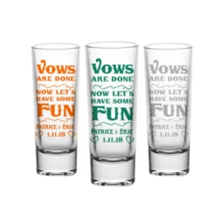 Best deal ???? BarMan CUSTOMIZABLE - 2oz Tall Clear Shot Glass - Vows ???? -BarMan - shop vows tall shot web 5 700x700