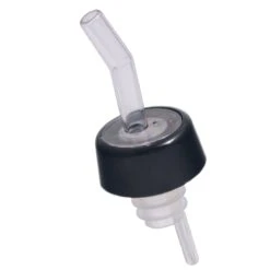 Hot Sale ✨ BarMan Liquor Pourers - Whiskey Collared - Packs Of 12 - Color Options ⌛ -BarMan - shop whiskey collared liquor pourers clear black collar 700x700