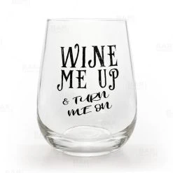 Coupon ???? BarMan Wine Me Up Stemless Wine Glass ⭐