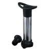 Budget ???? BarMan Wine Pump With Stoppers - Black And Stainless Steel ⌛