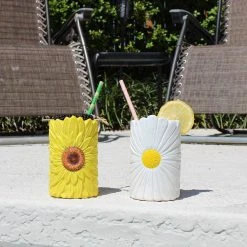 Cheapest ???? BarMan BarConic® Tiki Drinkware - Daisy - 12 Oz. ???? -BarMan - shop yellow sunflower tiki a 1 700x700